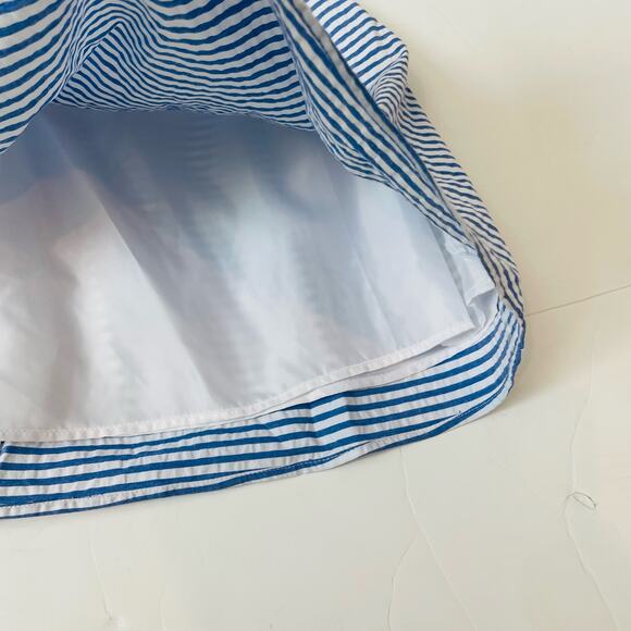 NWT Florence Eiseman Size 14 Seersucker Dress with Ruffle Front - Picture 4 of 6